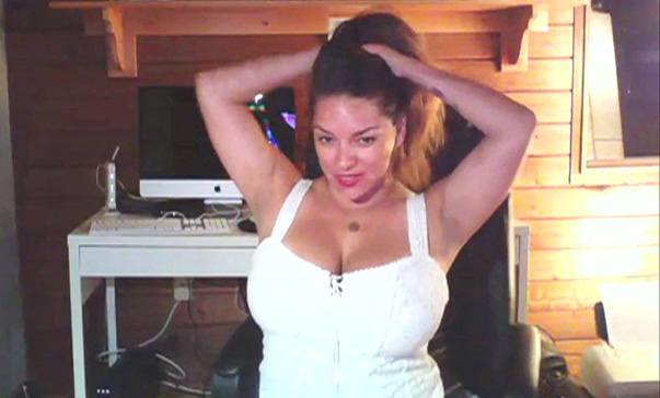 Monica webcam26 trailer  monica mendez in a july 4th webcam.
